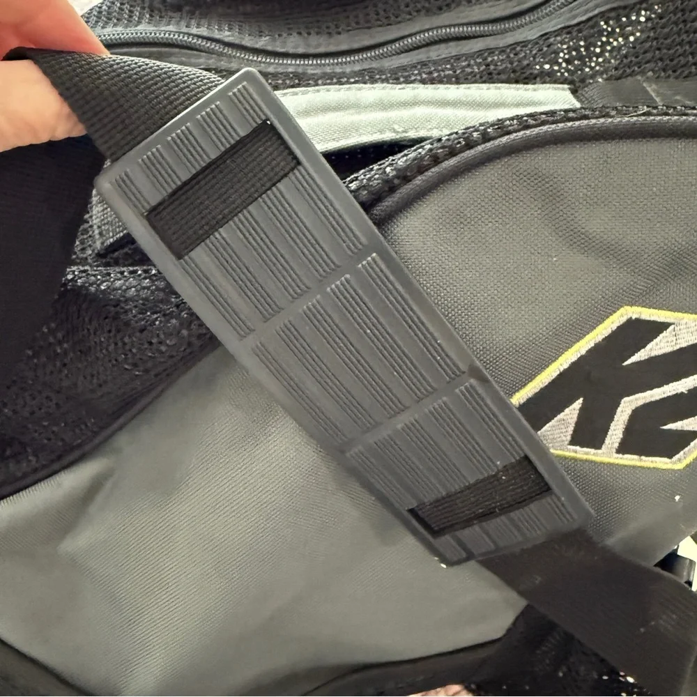 K2 Skate Boot Bag Black Grey Inline Rollerblade Ice Ski Duffel Shoulder Strap